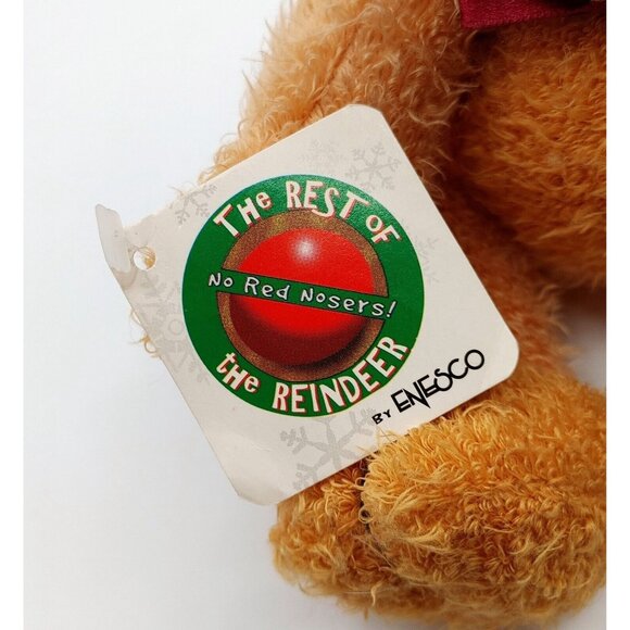 Enesco The Rest of NO RED NOSERS The Reindeer Plush Toys Mad Angry - Picture 4 of 5